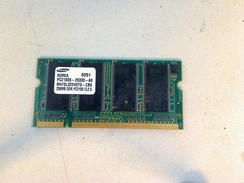 256mb ddr pc2100s - pc2100s, samsung