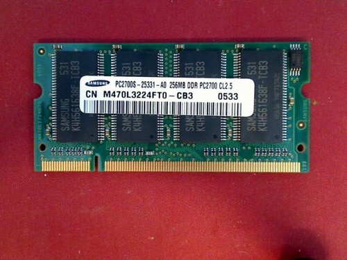 256mb ddr pc2700 samsung - 256mb,